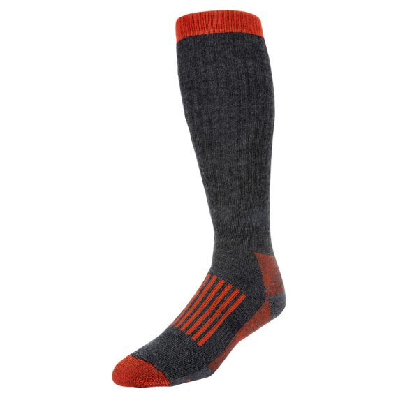 Simms Merino Thermal OTC Sock Carbon - XL in de groep Kleding & Schoenen / Kleding / Onderkleding & Ondergoed / Sokken bij Sportfiskeprylar.se (13140-003-50)