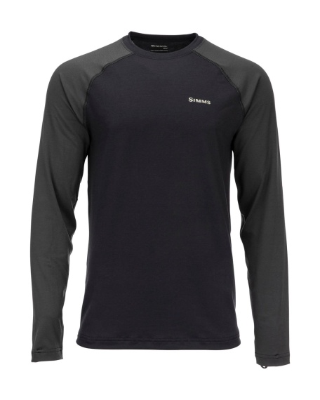 Simms Lightweight Baselayer Top Black in de groep Kleding & Schoenen / Kleding / Onderkleding & Ondergoed / Basislaag top bij Sportfiskeprylar.se (13309-001-20r)