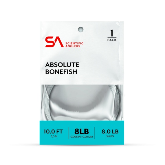 SA Absolute Bonefish Leader 10\' in de groep Haken & Terminal Tackle / Voor zeevissen en materiaal voor onderlijnen / Kant-en-klare onderlijnen / Tapered onderlijnen bij Sportfiskeprylar.se (134491r)