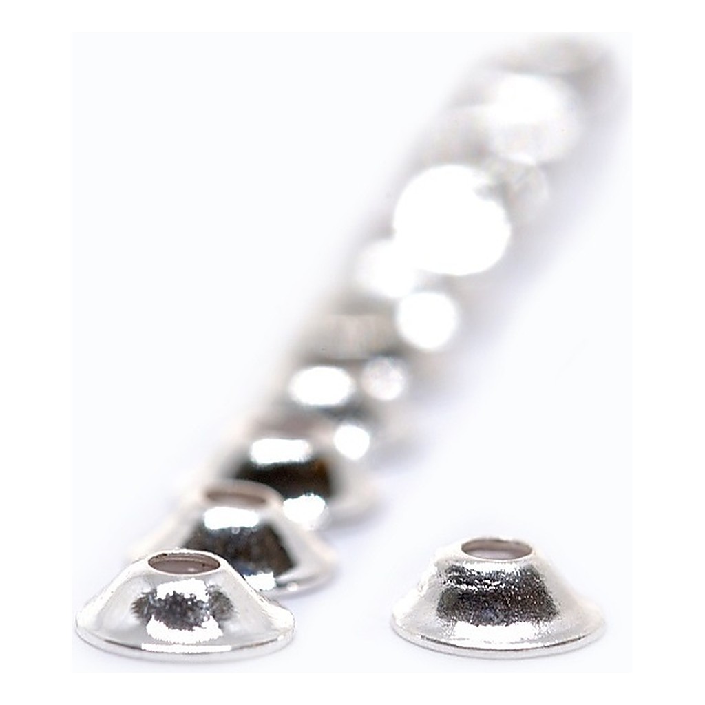 FutureFly Ufo Disc - Silver in de groep Haken & Terminal Tackle / Vliegvis bindmateriaal / Vliegbindmateriaal / Cones bij Sportfiskeprylar.se (1350-001)
