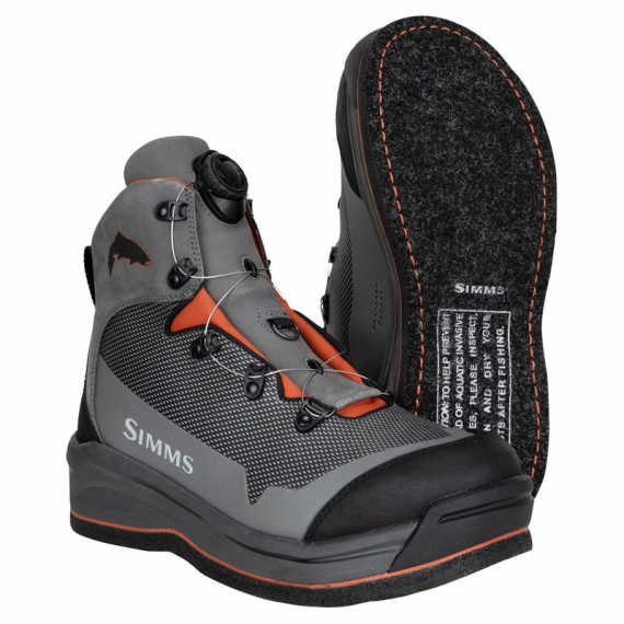Simms Guide BOA Boot Felt Slate in de groep Kleding & Schoenen / Waadpakken en waaduitrusting / Waadschoenen bij Sportfiskeprylar.se (13510-096-07r)