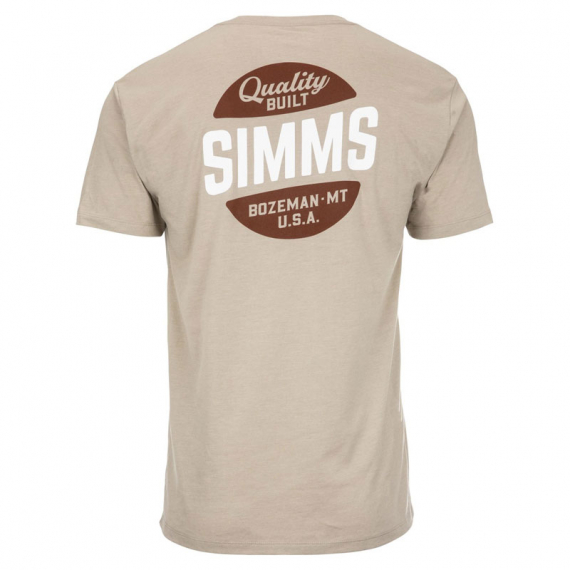 Simms Quality Built Pocket T-Shirt Khaki Heather - XXL in de groep Kleding & Schoenen / Kleding / T-shirts bij Sportfiskeprylar.se (13518-976-60)