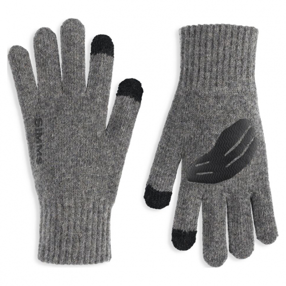 Simms Wool Full Finger Glove Steel in de groep Kleding & Schoenen / Kleding / Handschoenen bij Sportfiskeprylar.se (13540-030-2030r)