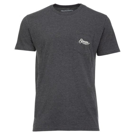 Simms Two Tone Pocket Tee Charcoal Heather in de groep Kleding & Schoenen / Kleding / T-shirts bij Sportfiskeprylar.se (13628-086-30r)