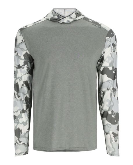 Simms Bugstopper Solarflex Hoody Cinder/Regiment Camo Cinder in de groep Kleding & Schoenen / Kleding / Truien bij Sportfiskeprylar.se (13682-2001-20EUr)