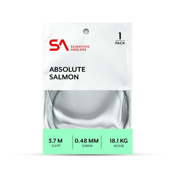 SA Absolute Salmon Leader 12\' in de groep Haken & Terminal Tackle / Voor zeevissen en materiaal voor onderlijnen / Kant-en-klare onderlijnen / Tapered onderlijnen bij Sportfiskeprylar.se (138536r)
