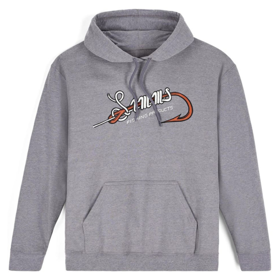 Simms Hook and Loop Hoody Grey Heather in de groep Kleding & Schoenen / Kleding / Truien / Hoodies bij Sportfiskeprylar.se (14145-067-20r)