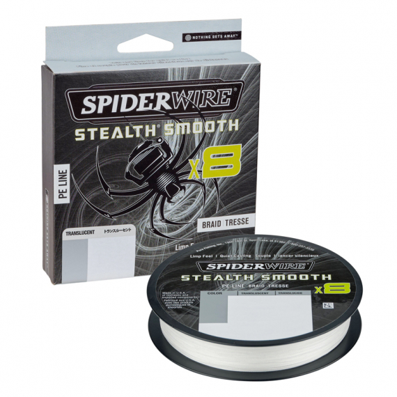 SpiderWire Stealth Smooth Braid 8 0.13mm Translucent 150m in de groep Lijnen / Gevlochten Lijnen bij Sportfiskeprylar.se (1515651)