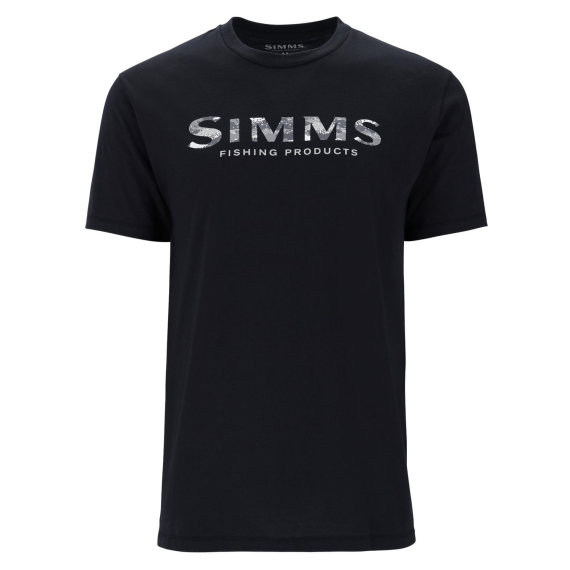 Simms Shroud Fill Logo T-Shirt Black in de groep Kleding & Schoenen / Kleding / T-shirts bij Sportfiskeprylar.se (14276-001-20r)