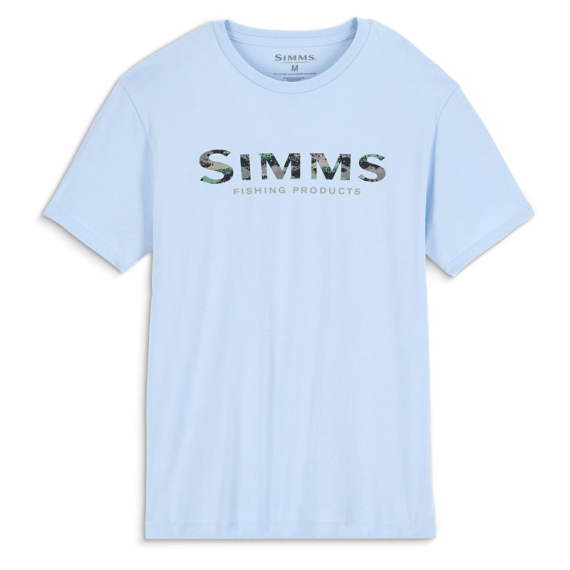 Simms Shroud Fill Logo T-Shirt Sky Blue in de groep Kleding & Schoenen / Kleding / T-shirts bij Sportfiskeprylar.se (14276-434-20r)
