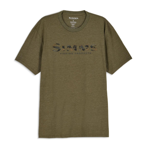 Simms Shroud Fill Logo T-Shirt Military Heather in de groep Nieuws / Simms Nieuws bij Sportfiskeprylar.se (14276-914-20r)