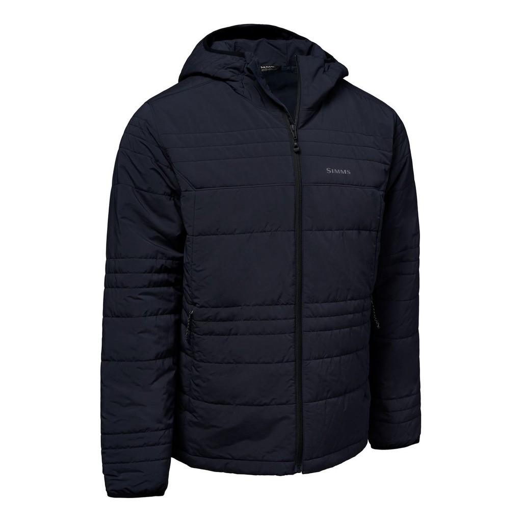 Simms Fall Run Hooded Jacket Black in de groep Kleding & Schoenen / Kleding / Jassen / Donzen & synthetisch gevoerde jassen bij Sportfiskeprylar.se (14518-001-30r)