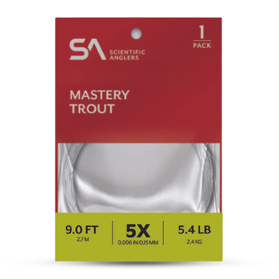 SA Mastery Trout Leader 9\' in de groep Haken & Terminal Tackle / Voor zeevissen en materiaal voor onderlijnen / Kant-en-klare onderlijnen / Tapered onderlijnen bij Sportfiskeprylar.se (145879r)