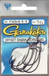 Gamakatsu Hook Worm Offset EWG NS 5/0 in de groep Haken & Terminal Tackle / Haken / Offset haken bij Sportfiskeprylar.se (146843005)