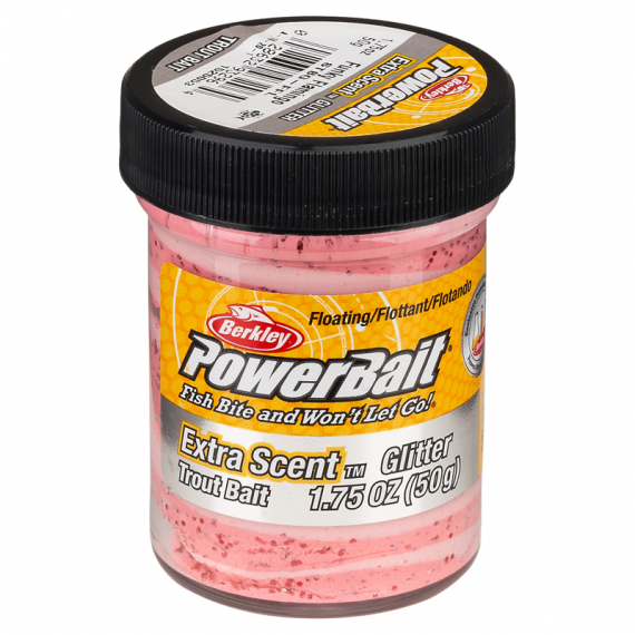 Berkley Powerbait Glitter Trout Bait 50g in de groep Kunstaas / Boilies, Haakaas & Grondaas / Pasta & Foreldeeg bij Sportfiskeprylar.se (1525053r)
