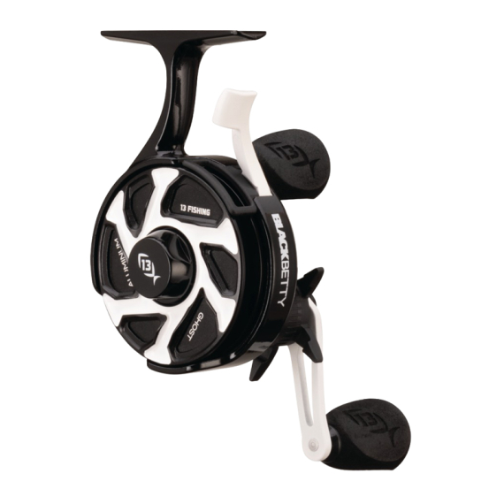 13 Fishing FreeFall Ghost Aluminum spool Ice Reel-2.5-LH, 3+1 in de groep Reels / IJsvismolens / Ijsvis Jigging - Molens en Reels bij Sportfiskeprylar.se (154469NO)