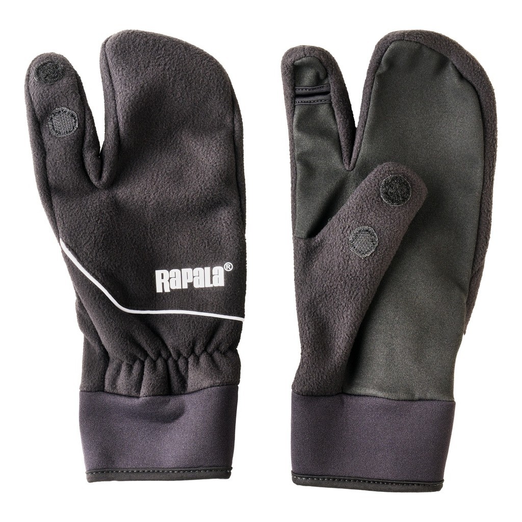Rapala Soft Shell Open Finger Lobster Gloves Black in de groep Kleding & Schoenen / Kleding / Handschoenen bij Sportfiskeprylar.se (154661NOr)