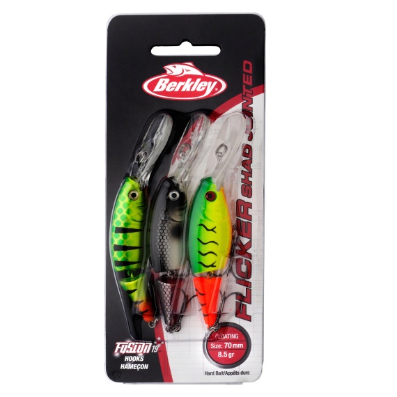 Berkley Flicker Shad 3-Pack in de groep Kunstaas / Kunstaaskits / Kunstaas Kits Baars bij Sportfiskeprylar.se (1550659)