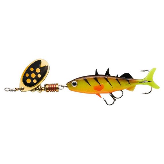 Abu Garcia FA Stickle Spinner 6,5cm, 7g - Fire Perch in de groep Kunstaas / Spinners / Inlinespinnare bij Sportfiskeprylar.se (1596281)