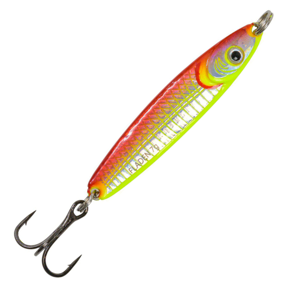Fladen HoloTwist spoon 12g Yellow Red Silver in de groep Kunstaas / Lepels bij Sportfiskeprylar.se (16-1212-3)
