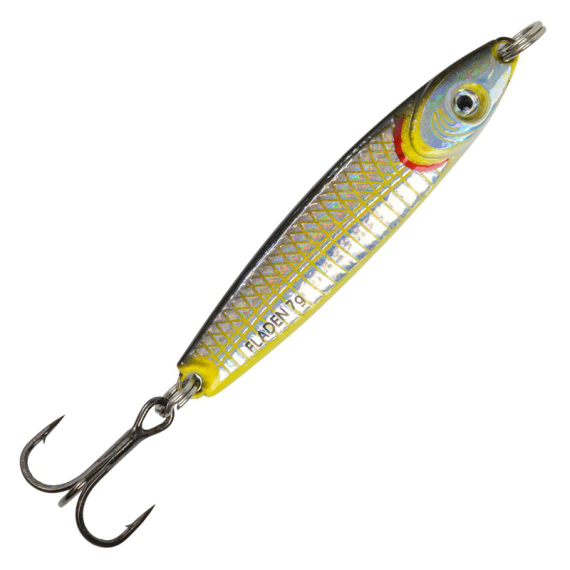 Fladen HoloTwist spoon 12g Yellow Black Silver in de groep Kunstaas / Lepels bij Sportfiskeprylar.se (16-1212-5)