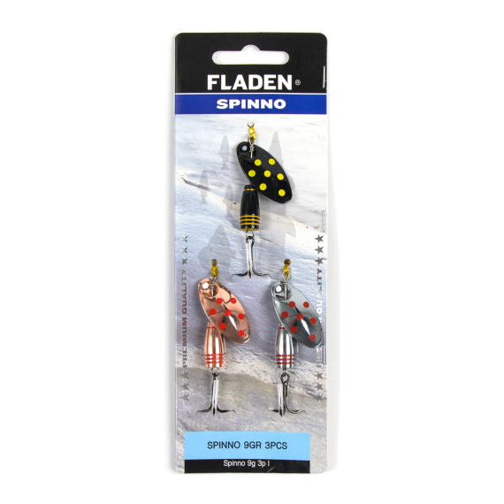 Fladen Spinno 3-pack in de groep Kunstaas / Kunstaaskits / Lure Kits Forel & Putntake Vissen bij Sportfiskeprylar.se (16-170631r)