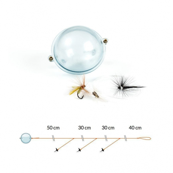 Fladen Fly Casting with floating ball and Dry flies in de groep Kunstaas / Bombarda & Float N\' Fly / Float N\' Fly bij Sportfiskeprylar.se (16-7603)