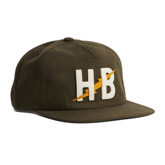 Howler Bro\'s Unstructured Snapback Hats Big HB - Dark Olive in de groep Kleding & Schoenen / Petten, mutsen en overig / Petten bij Sportfiskeprylar.se (160524F-BIG)