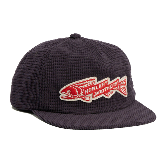 Howler Bro\'s Unstructured Snapback Hats Trout Bolt - Navy Corduroy in de groep Kleding & Schoenen / Petten, mutsen en overig / Petten bij Sportfiskeprylar.se (160525F-NAV)