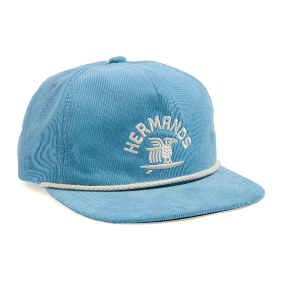 Howler Bros Unstructured Snapback Hats Surfbird - Blue Corduroy in de groep Kleding & Schoenen / Petten, mutsen en overig / Petten bij Sportfiskeprylar.se (160526S-SUR)