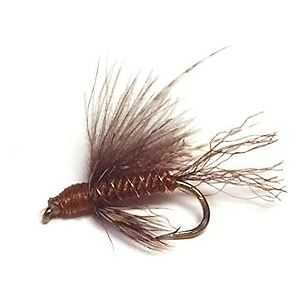 CDC Caddis Emerger Brown # 16 in de groep Kunstaas / Vliegen / Droge vliegen bij Sportfiskeprylar.se (16058-BRWN-16)