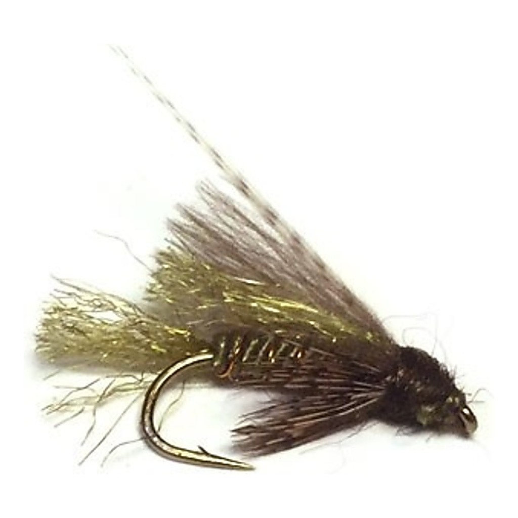 CDC Caddis Emerger Olive # 14 in de groep Kunstaas / Vliegen / Droge vliegen bij Sportfiskeprylar.se (16058-OLIVE-14)