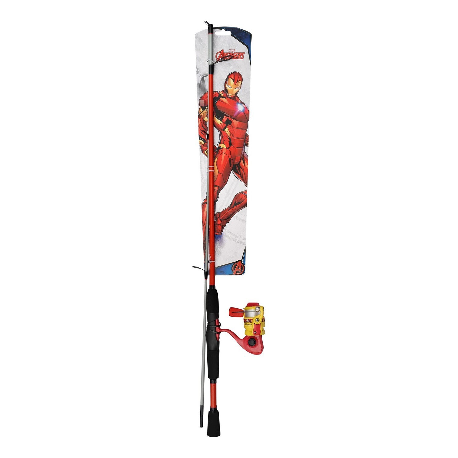 Shakespeare Marvel Iron Man Spinning Combo - 5\'6\'\' 5-20g in de groep Combo\'s / Spinvis combo\'s / Allround Spinhengel Set bij Sportfiskeprylar.se (1610325)