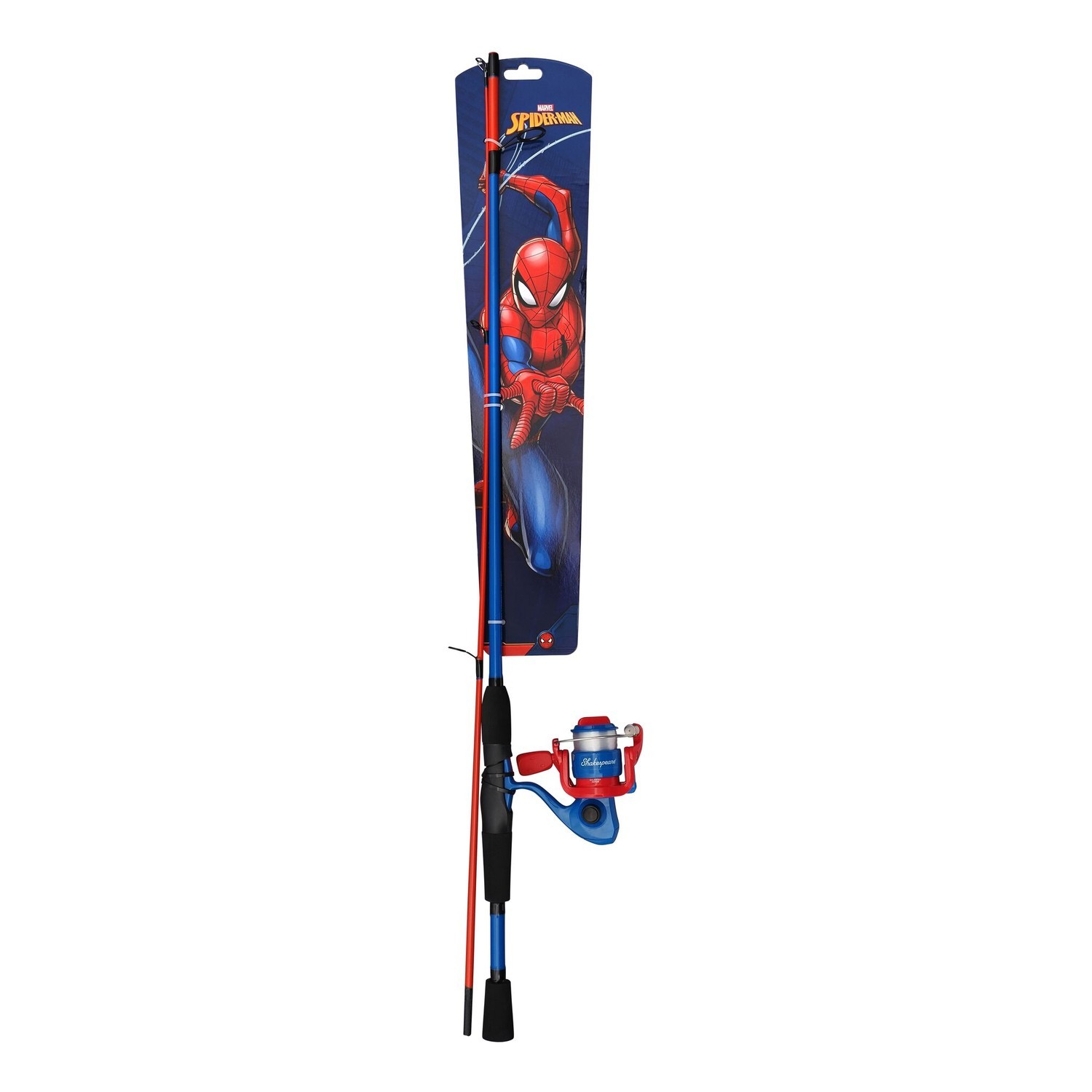 Shakespeare Marvel Spiderman Spinning Combo - 5\'6\'\' 5-20g in de groep Combo\'s / Spinvis combo\'s / Allround Spinhengel Set bij Sportfiskeprylar.se (1610333)