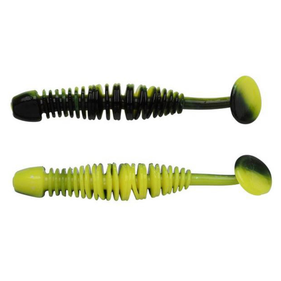 Berkley Powerbait Power Leech 60mm - Black/Sunshine Yellow in de groep Kunstaas / Softbaits / Baars Softbaits & Snoekbaars Softbaits bij Sportfiskeprylar.se (1621154)
