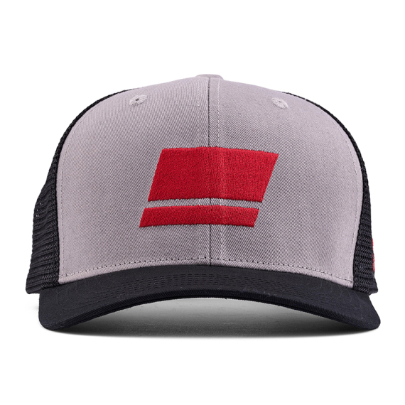 Abu Garcia Flag Trucker - Grey/Black/Black in de groep Kleding & Schoenen / Petten, mutsen en overig / Petten / Truckerpetten bij Sportfiskeprylar.se (1640096)