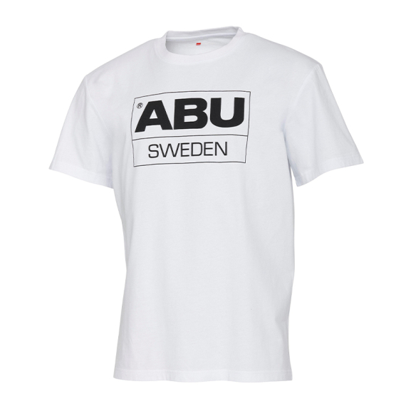 Abu Garcia Legacy Sweden Logo Tee White in de groep Kleding & Schoenen / Kleding / T-shirts bij Sportfiskeprylar.se (1642599r)