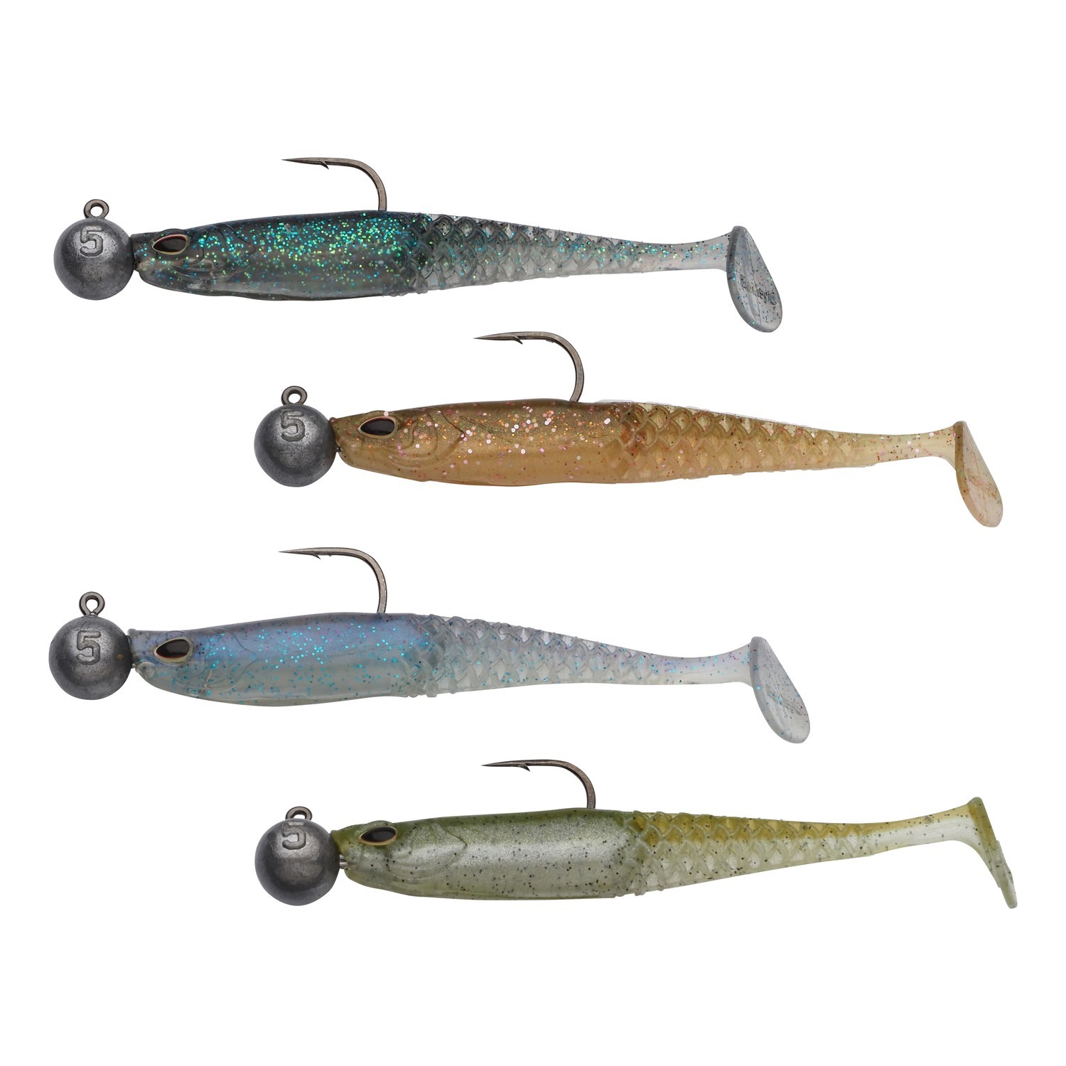 Berkley Cullshad Slim Ready To Fish Mixpack in de groep Kunstaas / Softbaits / Baars Softbaits & Snoekbaars Softbaits bij Sportfiskeprylar.se (1655583r)