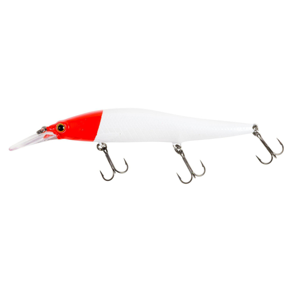 Fladen Maxximus JRK Munchy long lip 100mm Red Head in de groep Kunstaas / Crankbaits / Diepduikende Crankbaits /plug bij Sportfiskeprylar.se (18-00204)
