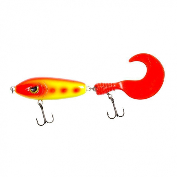 Fladen Maxximus Predator Tail-Or 50g, Yellow & Red in de groep Kunstaas / Staartaas & Hybride aas bij Sportfiskeprylar.se (18-715011)