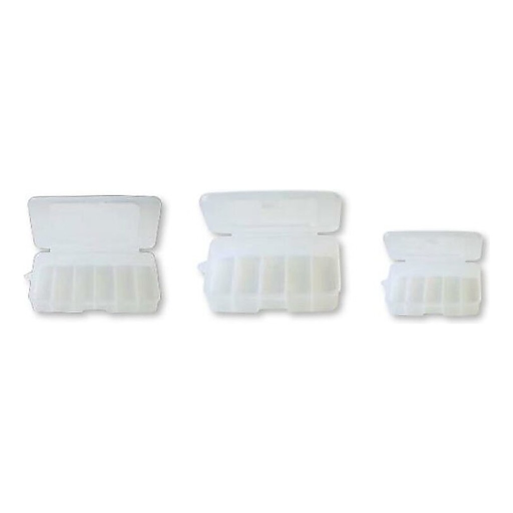 Baitbox clear 6 Compartments 110x200mm in de groep Opslag / Tackleboxen / Kunstaas dozen bij Sportfiskeprylar.se (1924)