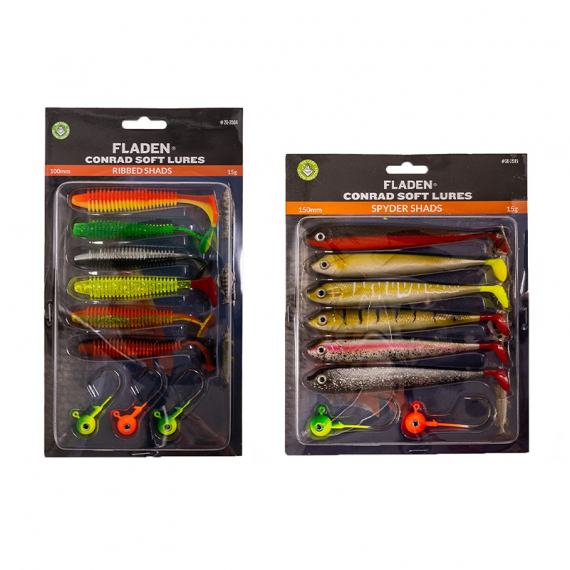Fladen Conrad Softlures 3x6 Assorted Colors in de groep Kunstaas / Kunstaaskits bij Sportfiskeprylar.se (20-3504r)