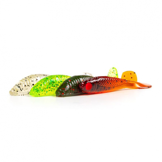 Fladen Vermz Scented Soft Lures Mini Shad & Single Tails 20pcs in de groep Kunstaas / Kunstaaskits bij Sportfiskeprylar.se (20-590103)