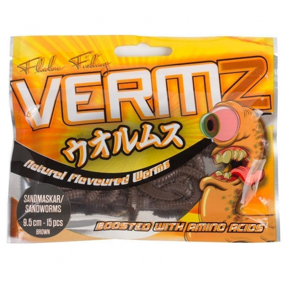 Fladen Vermz Bristleworm 9,5cm (15pcs) in de groep Kunstaas / Softbaits / Baars Softbaits & Snoekbaars Softbaits bij Sportfiskeprylar.se (20-5995-01r)