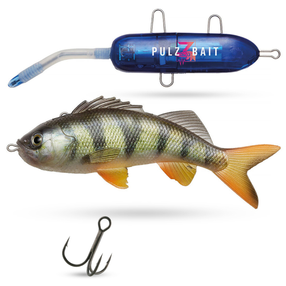 Pulz Bait Starter Kit Perch, 15cm in de groep Kunstaas / Pulz Bait bij Sportfiskeprylar.se (2000-07r)