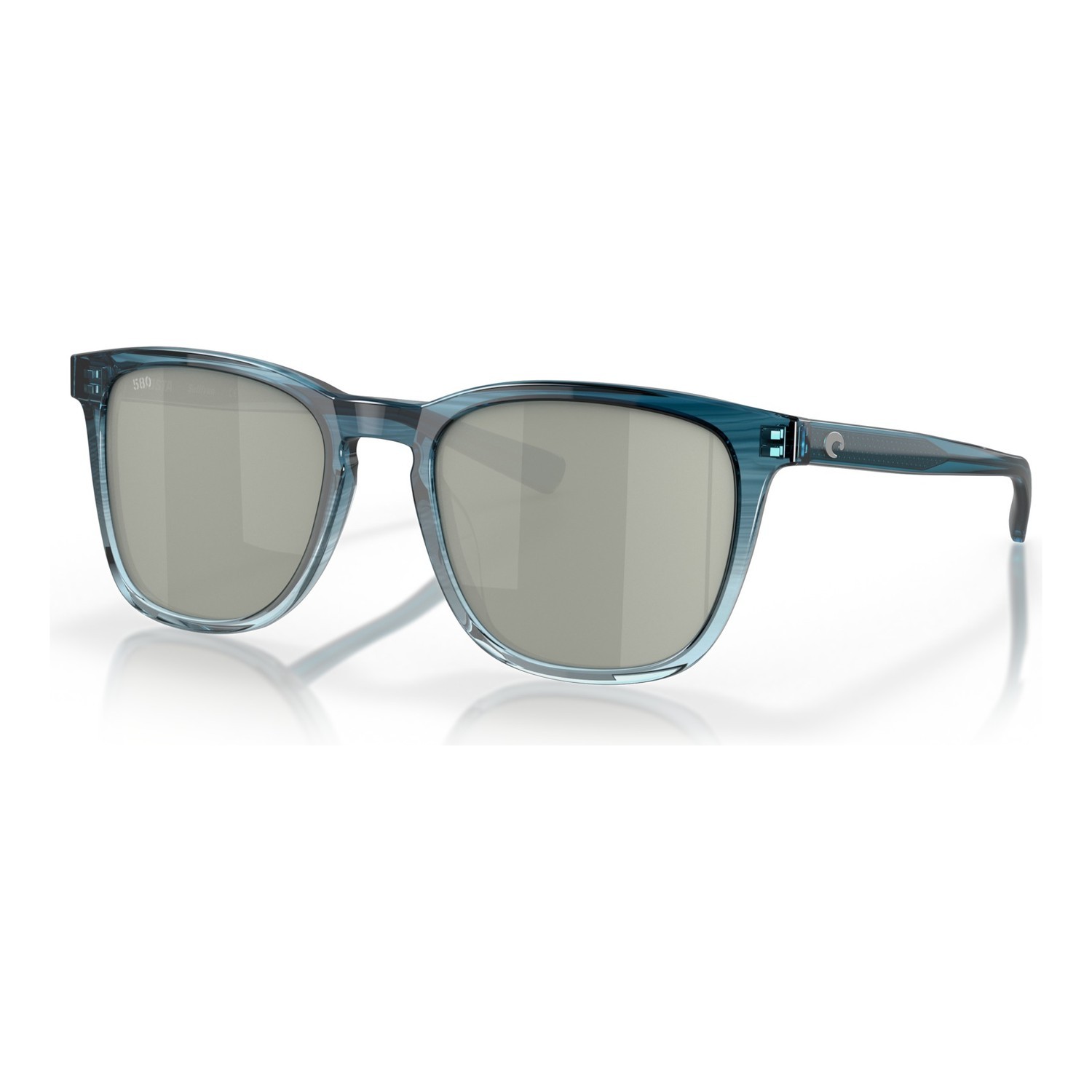 Costa Sullivan-281 Shiny Deep Teal Fade-Gray Silver Mirror 580G in de groep Kleding & Schoenen / Brillen / Gepolariseerde zonnebrillen bij Sportfiskeprylar.se (20020452)