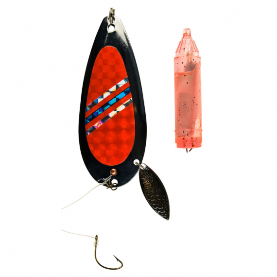 Vidar 85mm inkl LED blink Silver in de groep Kunstaas / Ice Jigging kunstaas / LED ijsmallen bij Sportfiskeprylar.se (20130395)