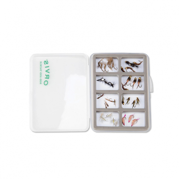 Orvis Super Slim Vest Fly Box, 8 Mag Comp in de groep Opslag / Tackleboxen / Vliegvisboxen bij Sportfiskeprylar.se (20201218)