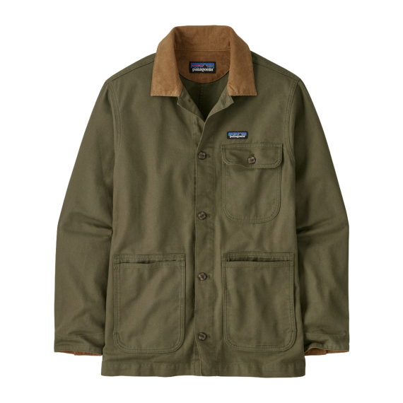 Patagonia M\'s Point Reyes Canvas Jacket Basin Green in de groep Kleding & Schoenen / Kleding / Jassen / Shell jassen bij Sportfiskeprylar.se (20250-BSNG-Sr)
