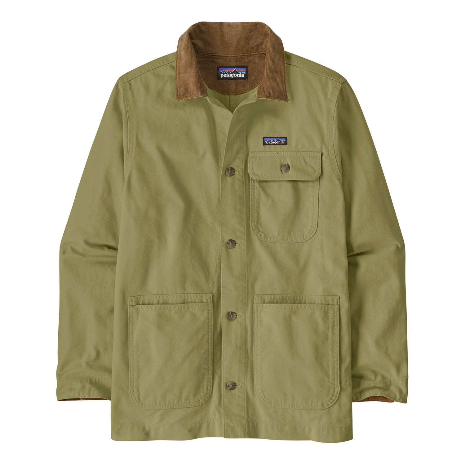 Patagonia M\'s Point Reyes Canvas Jacket Gumtree Green in de groep Kleding & Schoenen / Kleding / Jassen / Shell jassen bij Sportfiskeprylar.se (20250-GMTG-Sr)